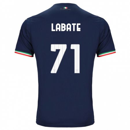 Kandiny Hombre Camiseta Camilla Labate #71 Armada 2ª Equipación 2023/24 La Camisa Chile
