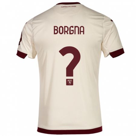 Kandiny Hombre Camiseta Federico Borgna #0 Champán 2ª Equipación 2023/24 La Camisa Chile