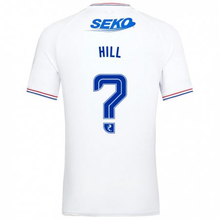 Kandiny Hombre Camiseta Katherine Hill #0 Blanco 2ª Equipación 2023/24 La Camisa Chile