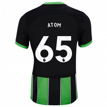 Kandiny Hombre Camiseta Noel Atom #65 Verde Negro 2ª Equipación 2023/24 La Camisa Chile