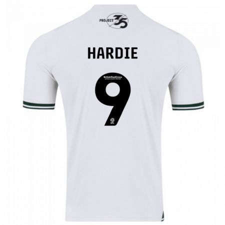 Kandiny Hombre Camiseta Ryan Hardie #9 Blanco 2ª Equipación 2023/24 La Camisa Chile