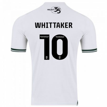 Kandiny Hombre Camiseta Morgan Whittaker #10 Blanco 2ª Equipación 2023/24 La Camisa Chile