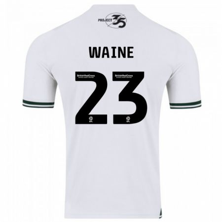 Kandiny Hombre Camiseta Ben Waine #23 Blanco 2ª Equipación 2023/24 La Camisa Chile