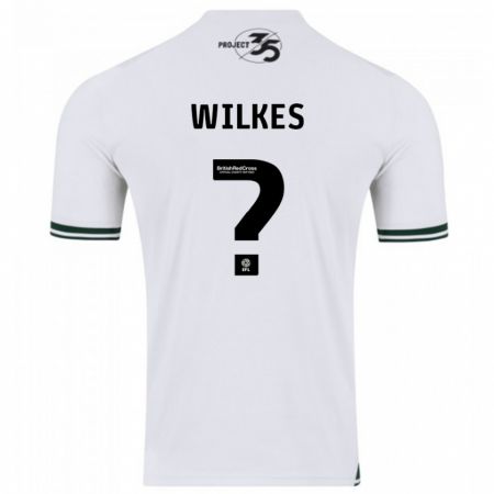 Kandiny Hombre Camiseta Finley Wilkes #0 Blanco 2ª Equipación 2023/24 La Camisa Chile