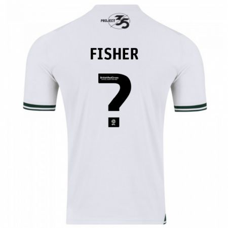 Kandiny Hombre Camiseta Cole Fisher #0 Blanco 2ª Equipación 2023/24 La Camisa Chile