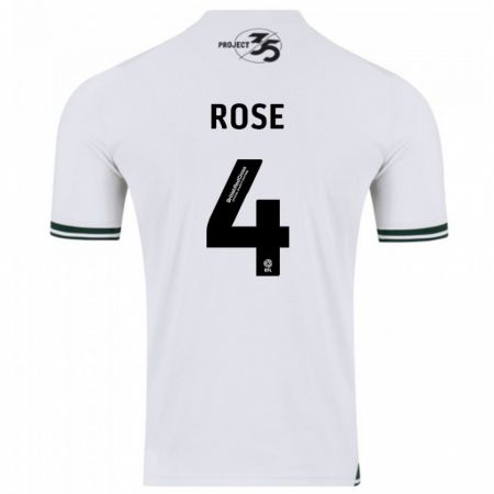 Kandiny Hombre Camiseta Jemma Rose #4 Blanco 2ª Equipación 2023/24 La Camisa Chile