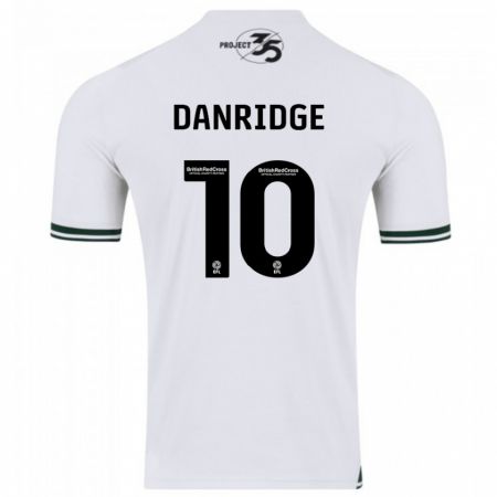 Kandiny Hombre Camiseta Rebecca Danridge #10 Blanco 2ª Equipación 2023/24 La Camisa Chile