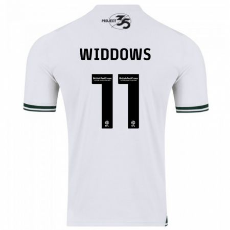 Kandiny Hombre Camiseta Jade Widdows #11 Blanco 2ª Equipación 2023/24 La Camisa Chile