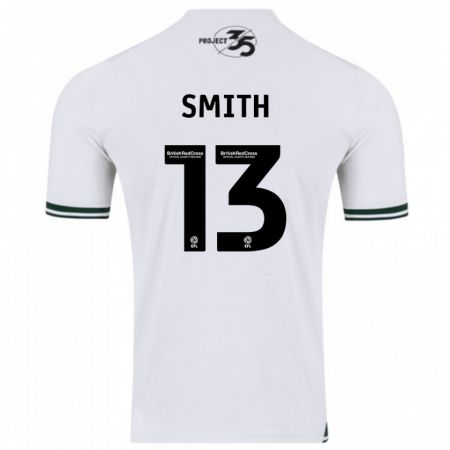 Kandiny Hombre Camiseta Grace Smith #13 Blanco 2ª Equipación 2023/24 La Camisa Chile