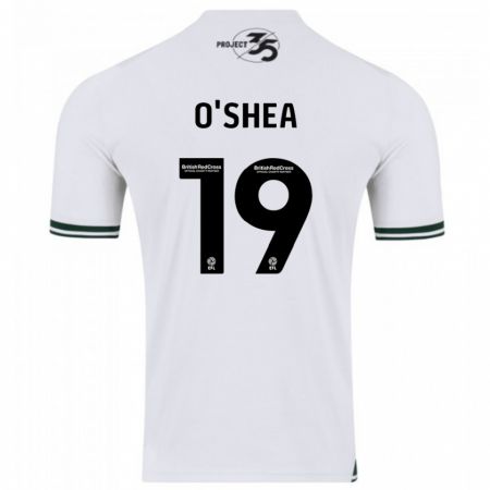 Kandiny Hombre Camiseta Erin O'shea #19 Blanco 2ª Equipación 2023/24 La Camisa Chile