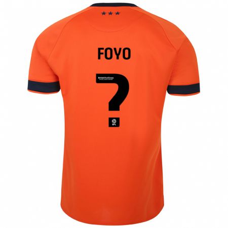 Kandiny Hombre Camiseta Osman Foyo #0 Naranja 2ª Equipación 2023/24 La Camisa Chile