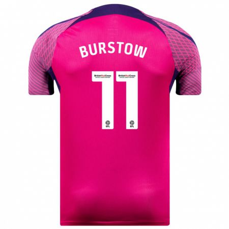 Kandiny Hombre Camiseta Mason Burstow #11 Morado 2ª Equipación 2023/24 La Camisa Chile