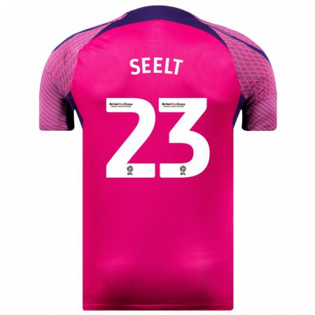Kandiny Hombre Camiseta Jenson Seelt #23 Morado 2ª Equipación 2023/24 La Camisa Chile