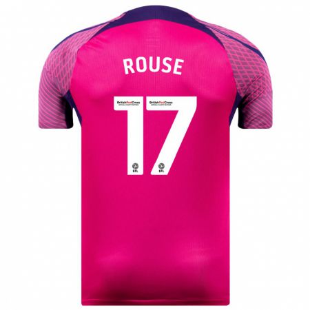 Kandiny Hombre Camiseta Mollie Rouse #17 Morado 2ª Equipación 2023/24 La Camisa Chile