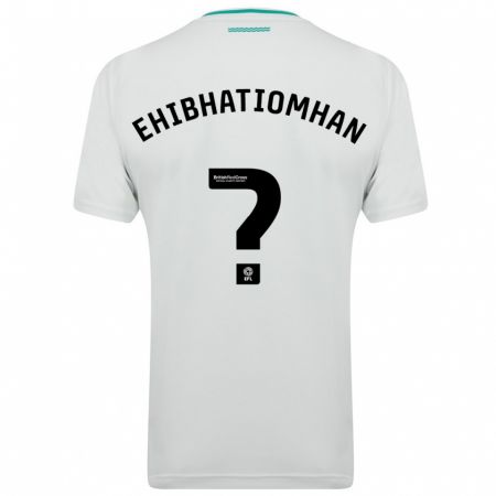 Kandiny Hombre Camiseta Princewill Ehibhatiomhan #0 Blanco 2ª Equipación 2023/24 La Camisa Chile