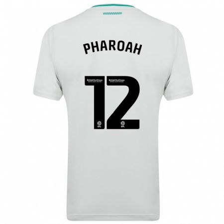 Kandiny Hombre Camiseta Sophia Pharoah #12 Blanco 2ª Equipación 2023/24 La Camisa Chile