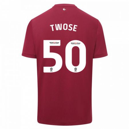 Kandiny Hombre Camiseta Cody Twose #50 Rojo 2ª Equipación 2023/24 La Camisa Chile