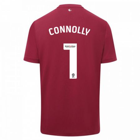 Kandiny Hombre Camiseta Daisy Connolly #1 Rojo 2ª Equipación 2023/24 La Camisa Chile
