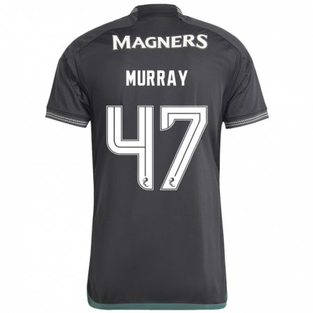 Kandiny Hombre Camiseta Dane Murray #47 Negro 2ª Equipación 2023/24 La Camisa Chile
