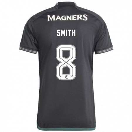 Kandiny Hombre Camiseta Jenny Smith #8 Negro 2ª Equipación 2023/24 La Camisa Chile