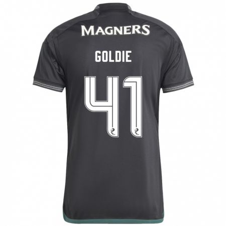Kandiny Hombre Camiseta Clare Goldie #41 Negro 2ª Equipación 2023/24 La Camisa Chile