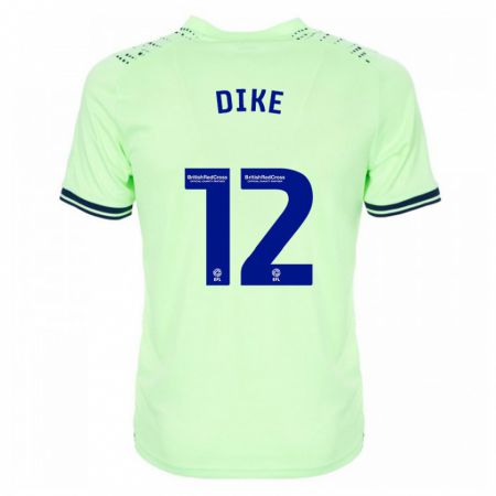 Kandiny Hombre Camiseta Daryl Dike #12 Armada 2ª Equipación 2023/24 La Camisa Chile