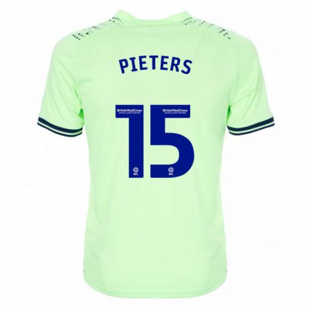 Kandiny Hombre Camiseta Erik Pieters #15 Armada 2ª Equipación 2023/24 La Camisa Chile