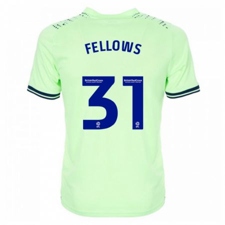 Kandiny Hombre Camiseta Tom Fellows #31 Armada 2ª Equipación 2023/24 La Camisa Chile