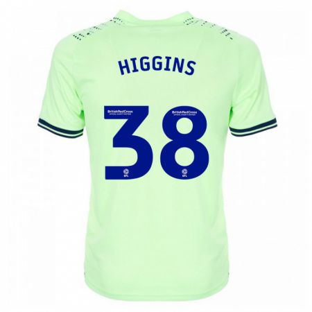 Kandiny Hombre Camiseta Akeel Higgins #38 Armada 2ª Equipación 2023/24 La Camisa Chile