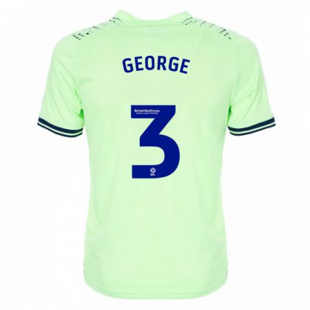 Kandiny Hombre Camiseta Hannah George #3 Armada 2ª Equipación 2023/24 La Camisa Chile