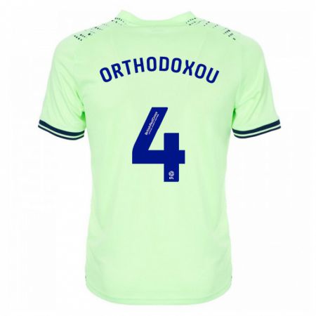 Kandiny Hombre Camiseta Francesca Orthodoxou #4 Armada 2ª Equipación 2023/24 La Camisa Chile