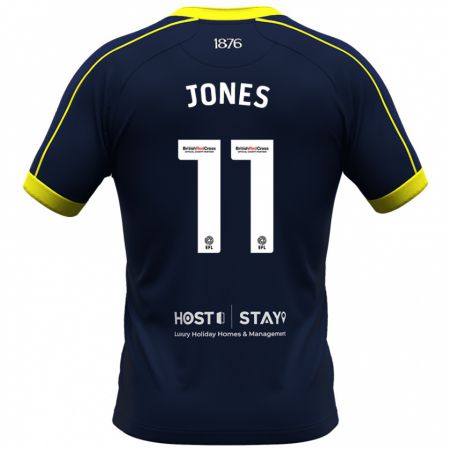 Kandiny Hombre Camiseta Isaiah Jones #11 Armada 2ª Equipación 2023/24 La Camisa Chile