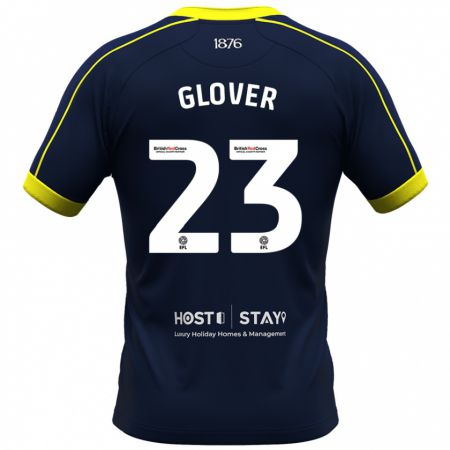 Kandiny Hombre Camiseta Tom Glover #23 Armada 2ª Equipación 2023/24 La Camisa Chile