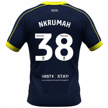 Kandiny Hombre Camiseta Daniel Nkrumah #38 Armada 2ª Equipación 2023/24 La Camisa Chile