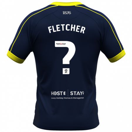 Kandiny Hombre Camiseta Isaac Fletcher #0 Armada 2ª Equipación 2023/24 La Camisa Chile