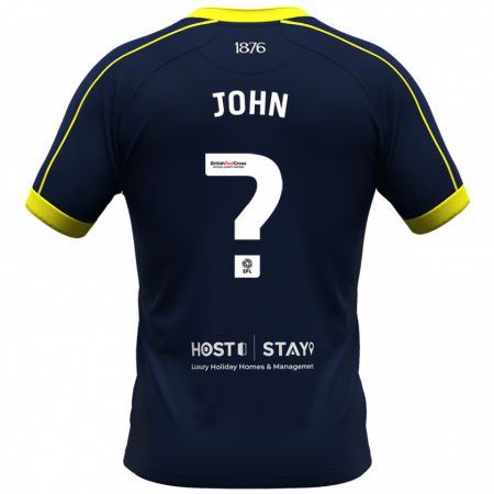 Kandiny Hombre Camiseta Fenton John #0 Armada 2ª Equipación 2023/24 La Camisa Chile