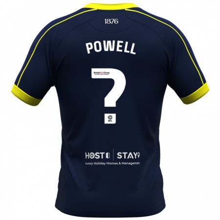 Kandiny Hombre Camiseta Rio Patterson-Powell #0 Armada 2ª Equipación 2023/24 La Camisa Chile