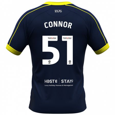 Kandiny Hombre Camiseta Shea Connor #51 Armada 2ª Equipación 2023/24 La Camisa Chile