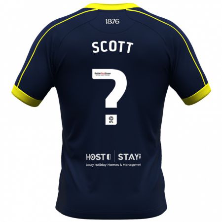 Kandiny Hombre Camiseta Ethan Scott #0 Armada 2ª Equipación 2023/24 La Camisa Chile