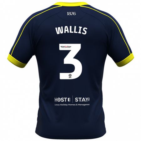 Kandiny Hombre Camiseta Emma Wallis #3 Armada 2ª Equipación 2023/24 La Camisa Chile