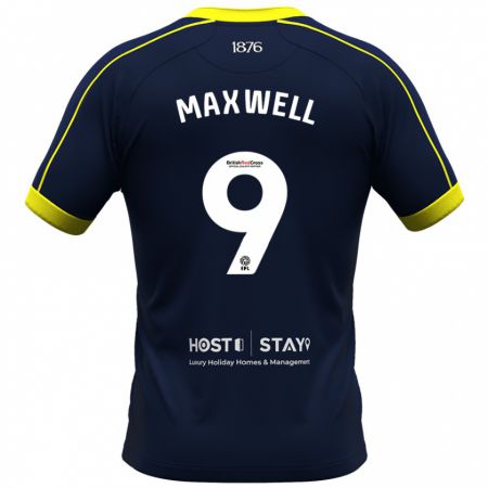 Kandiny Hombre Camiseta Armani Maxwell #9 Armada 2ª Equipación 2023/24 La Camisa Chile