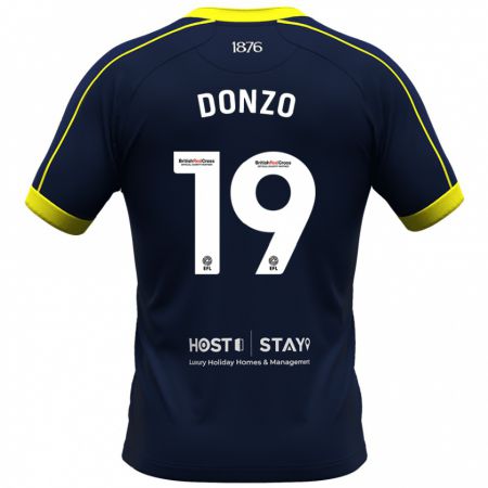 Kandiny Hombre Camiseta Jolie Donzo #19 Armada 2ª Equipación 2023/24 La Camisa Chile