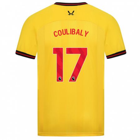 Kandiny Hombre Camiseta Ismaila Coulibaly #17 Amarillo 2ª Equipación 2023/24 La Camisa Chile