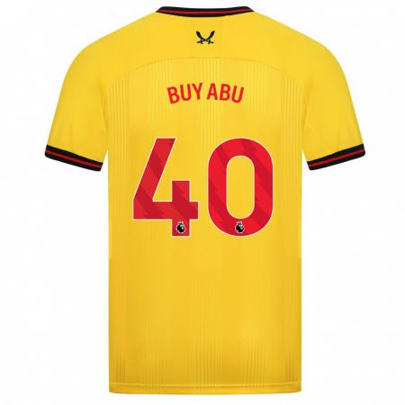 Kandiny Hombre Camiseta Jili Buyabu #40 Amarillo 2ª Equipación 2023/24 La Camisa Chile
