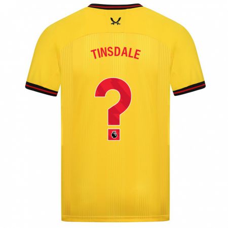 Kandiny Hombre Camiseta Jay Tinsdale #0 Amarillo 2ª Equipación 2023/24 La Camisa Chile