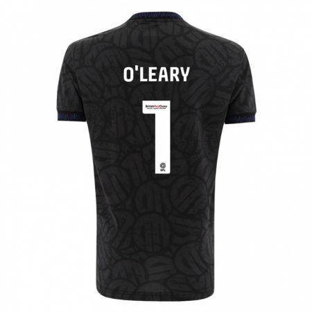 Kandiny Hombre Camiseta Max O'leary #1 Negro 2ª Equipación 2023/24 La Camisa Chile