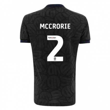 Kandiny Hombre Camiseta Ross Mccrorie #2 Negro 2ª Equipación 2023/24 La Camisa Chile