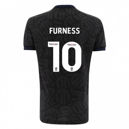 Kandiny Hombre Camiseta Rachel Furness #10 Negro 2ª Equipación 2023/24 La Camisa Chile