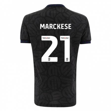 Kandiny Hombre Camiseta Kaylan Marckese #21 Negro 2ª Equipación 2023/24 La Camisa Chile