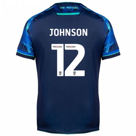 Kandiny Hombre Camiseta Daniel Johnson #12 Armada 2ª Equipación 2023/24 La Camisa Chile